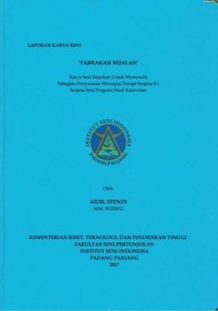 Tabrakan sejalan: lap. Karya seni