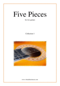 Five pieces for two guitars