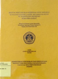 Bentuk pertunjukan kesenian silek harimau di Nagari Padang Laweh Kecamatan Koto VII Kabupaten Sijunjung Sumatera Barat: skripsi + CD