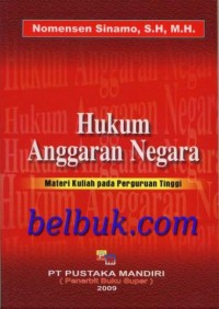 Hukum anggaran negara