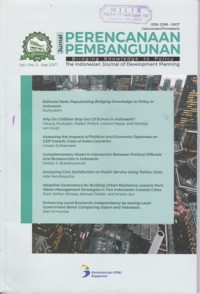 Jurnal Perencanaan pembangunan