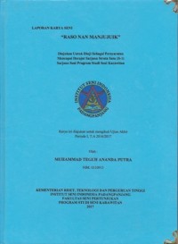 Raso nan manjujuik: Lap. Karya Seni