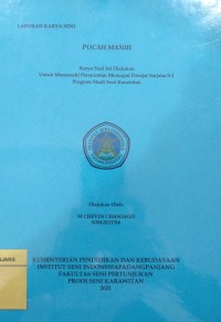 Pocah Manih: laporan karya seni + CD