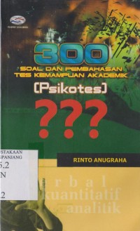 300 soal dan pembahasan tes kemampuan akademik ( psikotes )