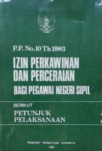 Izin perkawinan dan penceraian bagi pegawai negeri sipil