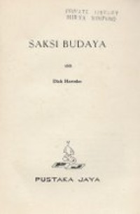Saksi Budaya