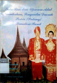 Tata rias dan upacara adat pernikahan, pengantin daerah Pesisir (Padang ) Sumatera barat