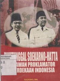 Image of Dwi tunggal Soekarno-Hatta pahlawan proklamator kemerdekaan Indonesia