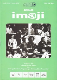 Imaji: jurnal fakultas film dan televisi IKJ