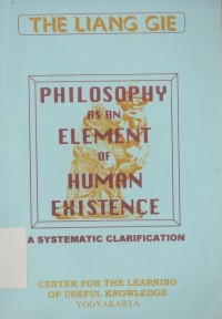 Philosophy as an element of human existence