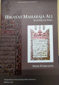 Hikayat Maharaja Ali : suntingan teks