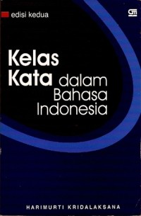 Kelas kata dalam bahasa Indonesia
