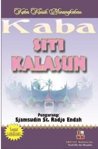 Kaba Siti Kalasun: kaba klasik Minangkabau