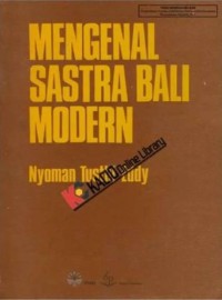 Mengenal sastra Bali modern