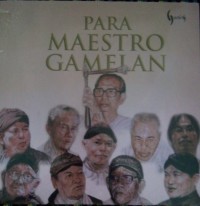 Image of Para maestro gamelan