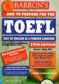 how to prepare for the toefl*: test of english as a foreign language