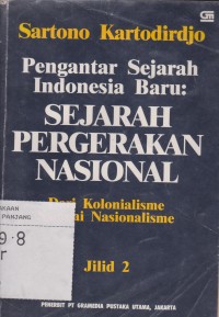 Image of Pengantar sejarah Indonesia baru: sejarah pergerakan nasional jilid 2