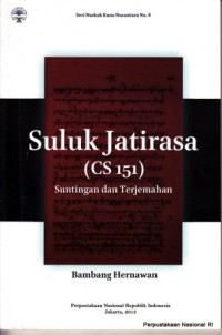 Suluk Jatirasa (CS 151): suntingan dan terjemahan