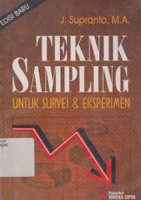Teknik sampling : untuk survey dan eksperimen
