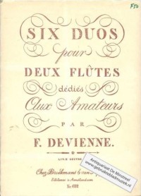 Six duo concertana pour deux flutes