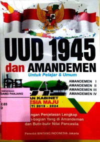 UUD 1945 dan Amandemen untuk pelajar & umum