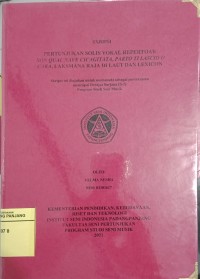 Pertunjukan solis vokal repertoar Son qual nave ch'agitata, Parto ti lascio o cara, Laksamana raj di laut dan Lexicon: laporan karya