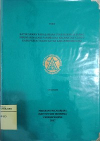 Ratik saman pada jamaah syatariyah di Surau Sibunian Nagari Paninjauan Kecamatan X Koto Kabupaten Tanah Datar kajian musikologi