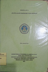 Alang alang baradaik pada kemeja