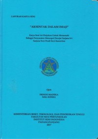 Aksentak dalam imaji: lap. Karya seni