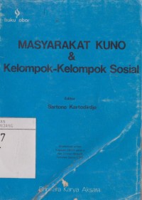 Masyarakat kuno & kelompok-kelompok sosial