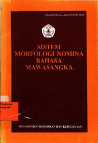 Sistem Morfologi Nomina Bahasa Mawasangka