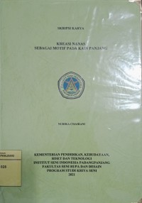 Kreasi nanas sebagai motif pada kain panjang