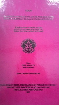Dayung palinggam dalam bentuk ensambel musik campuran di SMA N 3 Padangpanjang