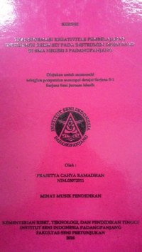 Transformasi kreativitas pembelajaran instrumen drum set pada instrumen drum band di SMA Negeri 3 Padangpanjang