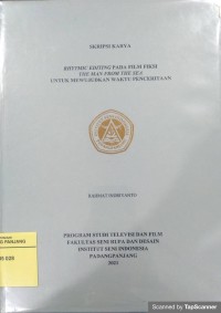 Rhythmic editing pada film fiksi the man from the sea untuk mewujudkan waktu penceritaan: skripsi karya + CD