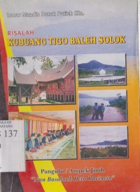Risalah kubuang tigo baleh Solok