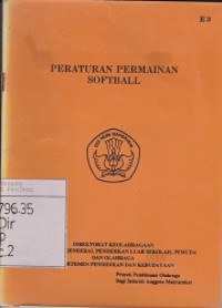 Peraturan permainan softball