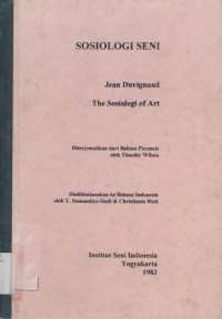 Sosiologi seni