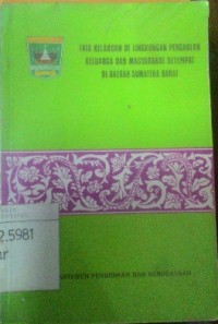 Tata kelakuan di lingkungan pergaulan keluarga dan masyarakat setempat di daerah Sumatera Barat