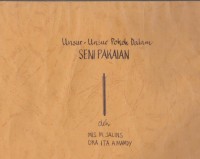 Unsur-unsur pokok dalam seni pakaian