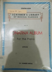 Sonatina album for the piano