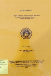 Bisiak basapa: laporan karya seni + CD