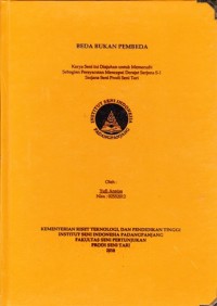 Beda bukan pembeda: Lap. Karya Seni