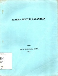 Analisa Bentuk karawitan