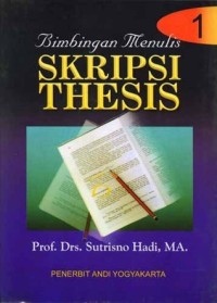 Bimbingan Menulis skripsi thesis 1