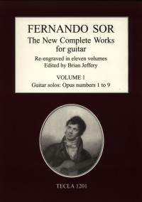 Fernando sor: complete works for guitar vol. I