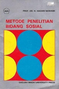Metode penelitian bidang sosial