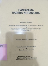 Panorama sastra Nusantara : kumpulan makalah