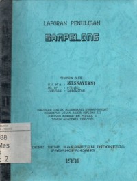 Sampelong: Lap penulisan