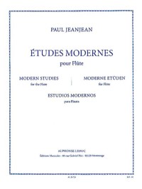 Etudes modernes pour flute